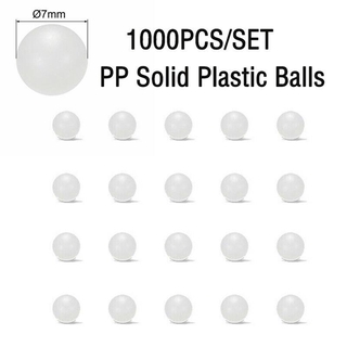 Set 1000 quả bóng nhựa PP trơn 7mm độ chính xác cao