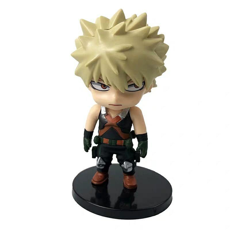 Combo Mô hình anime Nhân vật Chibi anime Boku no HERO ACADEMIA Midoriya Izuku Todoroki Shoto Bakugo Uraraka Ochako