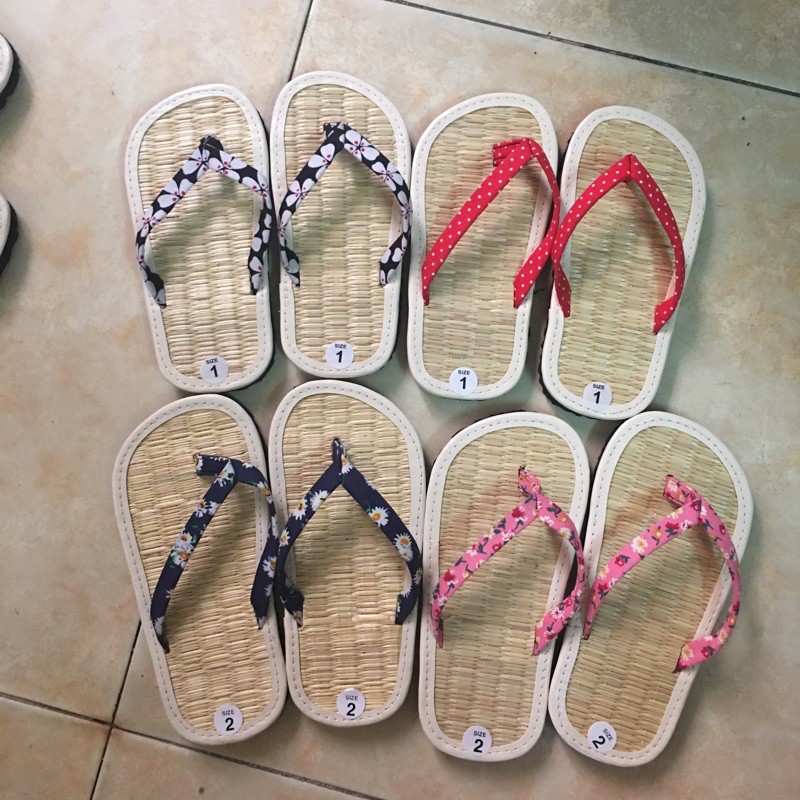 dép chiếu cho bé handmade