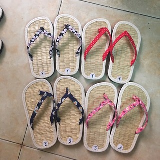 dép chiếu cho bé handmade