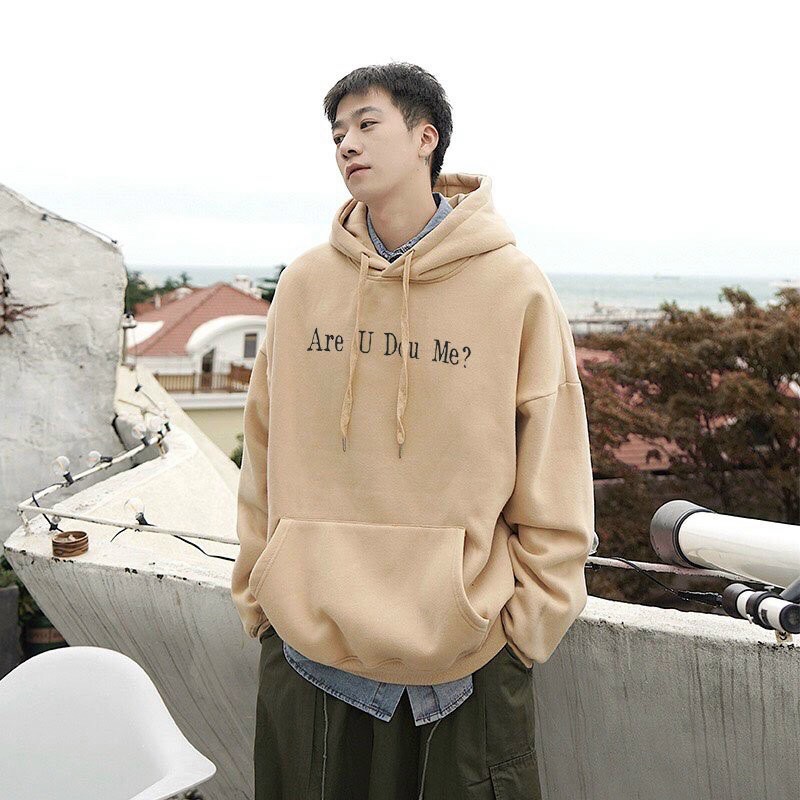 [ Áo Dày _ Form Rộng ] Áo hoodie nam nữ Are You Dou Me siêu hot