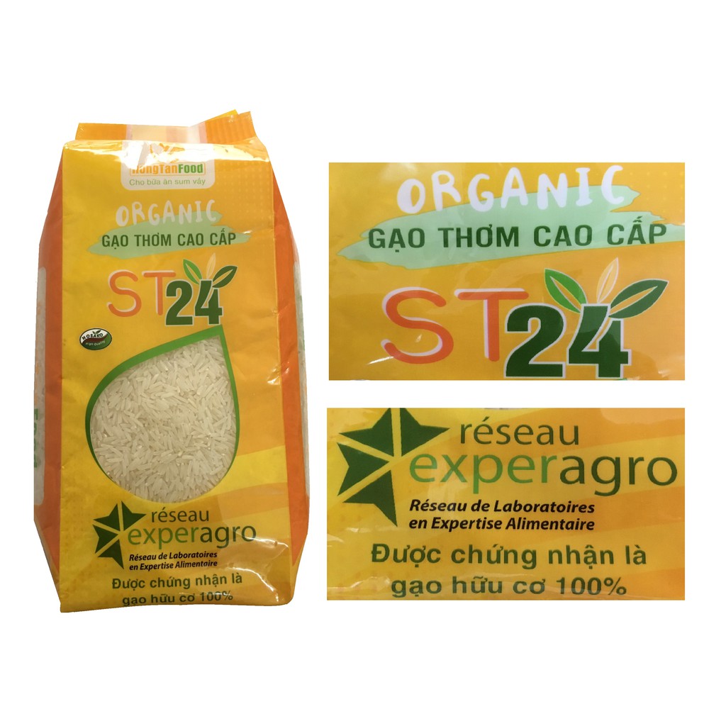Gạo Sạch Hữu Cơ [ Organic ] ST24 🌾 𝑭𝑹𝑬𝑬𝑺𝑯𝑰𝑷 🌾 Gạo Thơm Hữu Cơ ST24 🌾 Nông sản khô