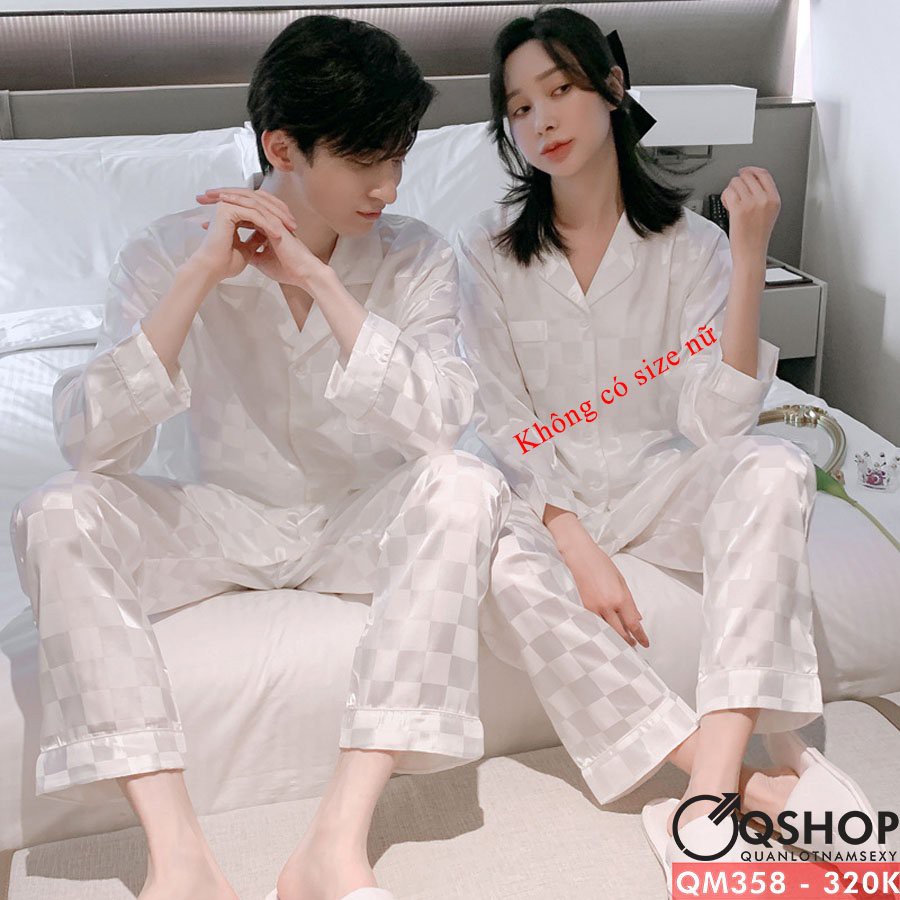 Bộ pijama nam lụa mềm sang trọng QSHOP QM358