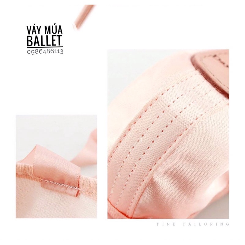 Giày múa ballet mũi cứng kèm lót silicol DayDance