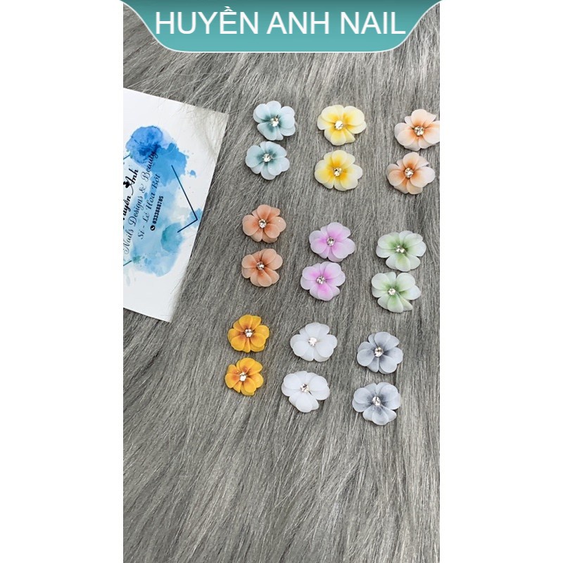 Hoa bột - Hoa thược dược9 cánh SHOP NAIL HUYỀN ANH