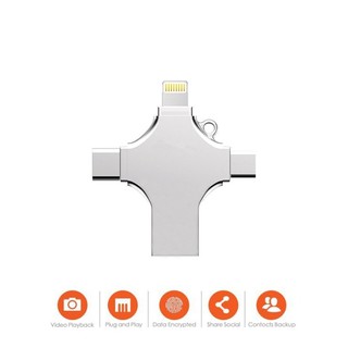 4in1 USB3.0 high speed U disk USB Flash For iOS iPhone iPad Android 32GB 64GB OT