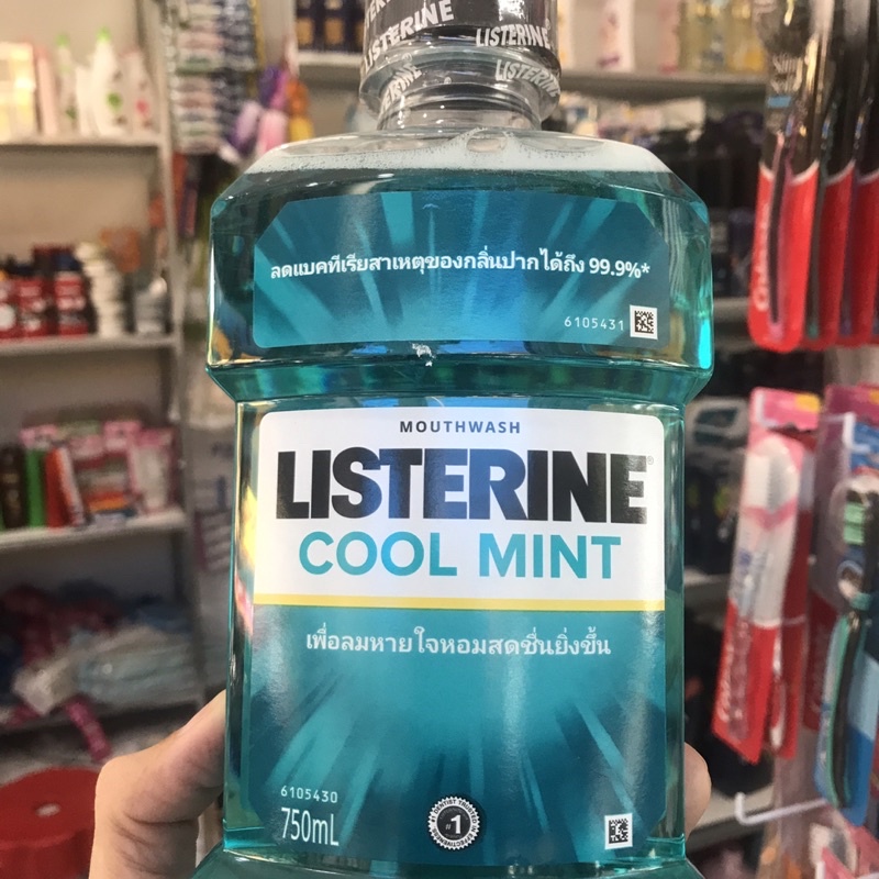 NƯỚC SÚC MIỆNG LISTERINE  COOL MINT 750ml(Thái lan)