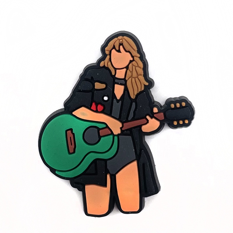 Phụ Kiện Trang Trí Giày Hoạt Hình Taylor Swift Jibits Croc Pin Lover Croc Jibbits Charm Red Shoes Jibitz