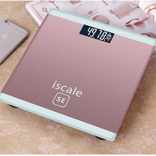 Cân Điện Tử Iphone Iscale SE ☘ YÊU BẾP ☘  Cân Sức Khỏe Điện Tử Iscale 180kg Hình iPhone