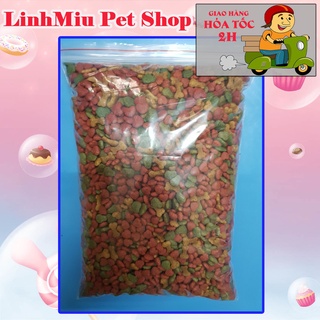 Thức ăn hạt rau củ quả protein cho mọi giống chó mèo - 1Kg