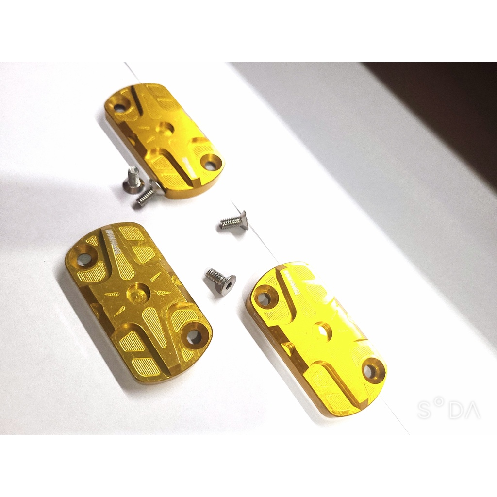 Nắp dầu CNC màu vàng dùng cho xe HONDA hàng tồn rẻ