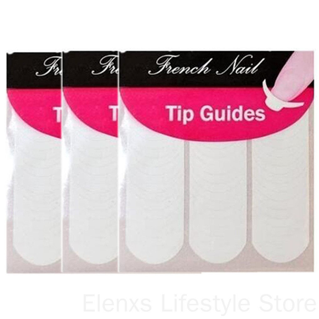 (Hàng Mới Về) Bộ 3 Miếng Dán Trang Trí Móng Tay Tự Dính Diy