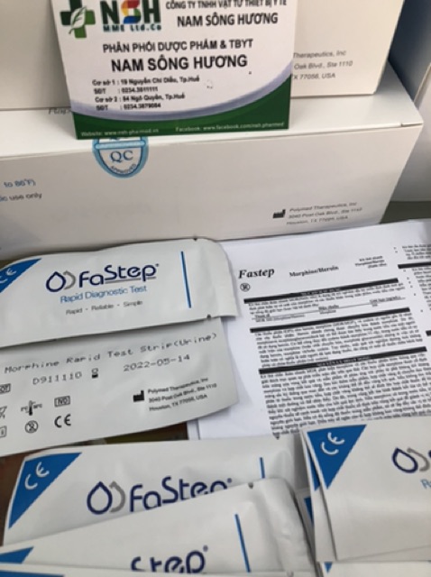 ❤️ Que test thử nhanh chất gây nghiện heroin morphin morphine Fastep,que test thử ma túy 1 chân heroin morphine