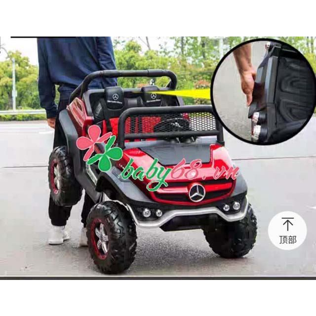 Xe ô tô Jeep cho bé bản quyển Mercedes UNIMOG