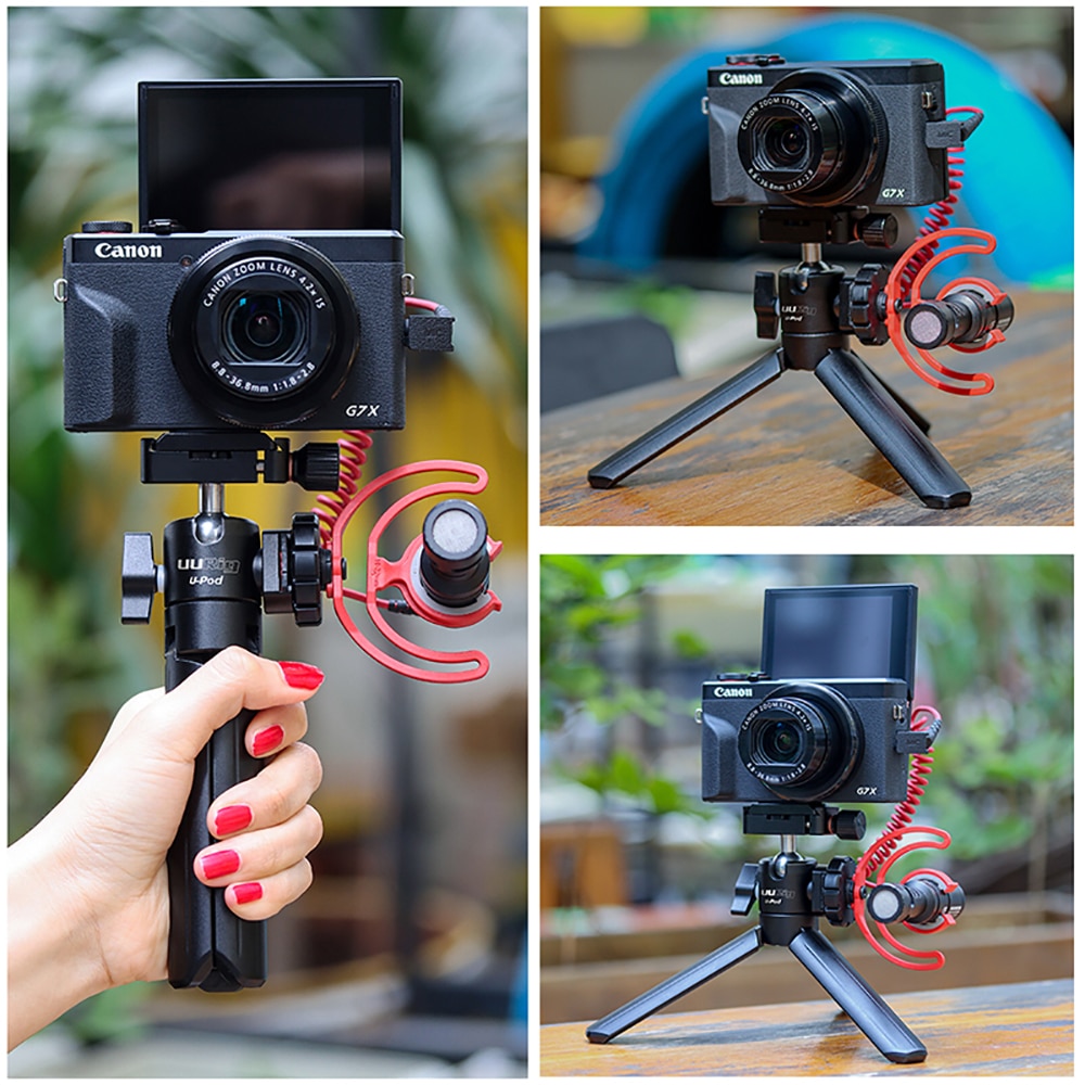 Chân Máy Ảnh Tripod Uurig Vlog Cho Máy Ảnh Nikon Canon Sony Dslr