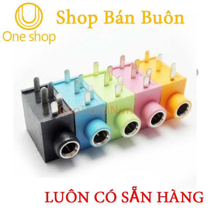 Combo 5 Jack audio cái 3.5mm PJ30250 ( Màu ngẫu nhiên )