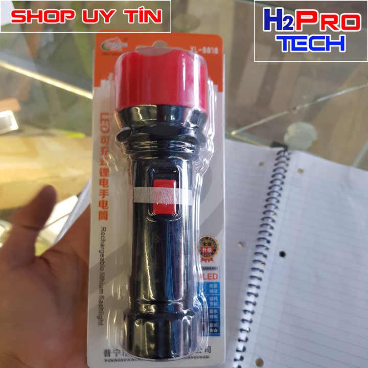 Đèn pin sạc cầm tay XL-8818, đèn pin siêu sáng mini đa năng giá rẻ