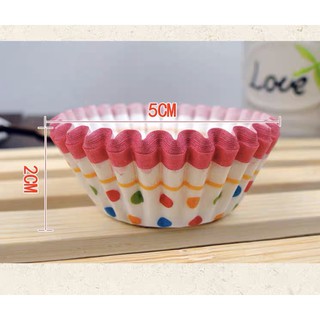 Bộ giấy lót Cupcake mềm mini 30 100c