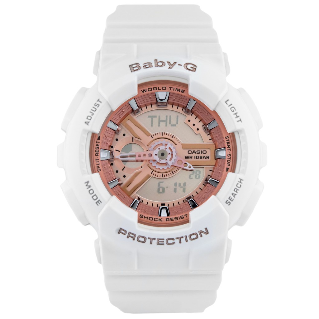 Đồng hồ nữ dây nhựa Casio Baby-G chính hãng Anh Khuê BA-110-7A1DR