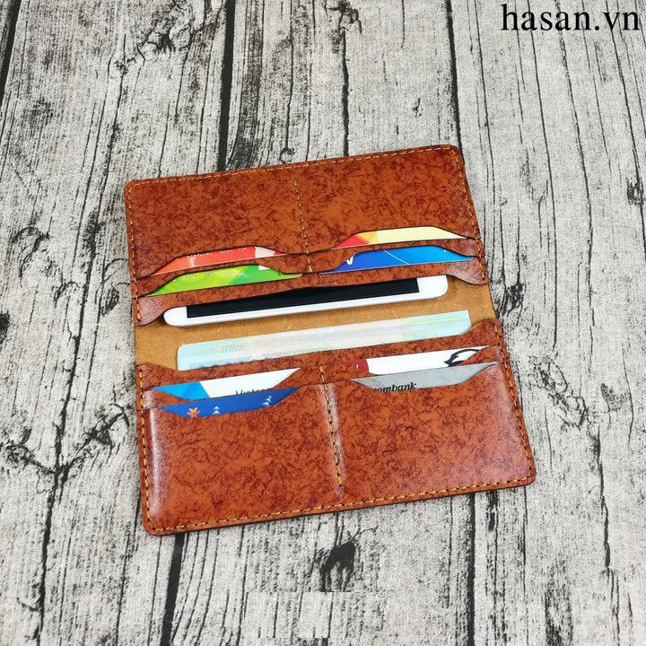 Ví da cầm handmade da thật cao cấp