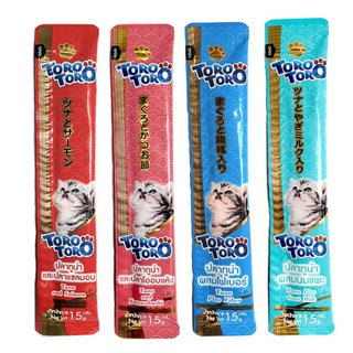 SÚP THƯỞNG TORO TORO CHO MÈO 15g (1 thanh lẻ)