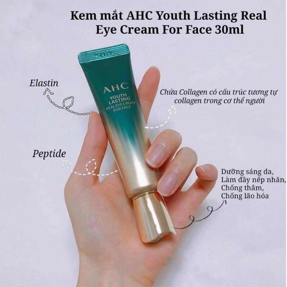 AHC - Kem Mắt AHC Ageless Real Eye Cream For Face 30ml Hàn Quốc