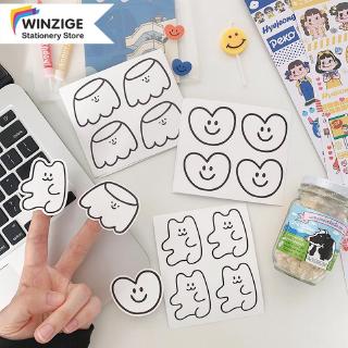 Sticker dán trang trí hình chú gấu đáng yêu