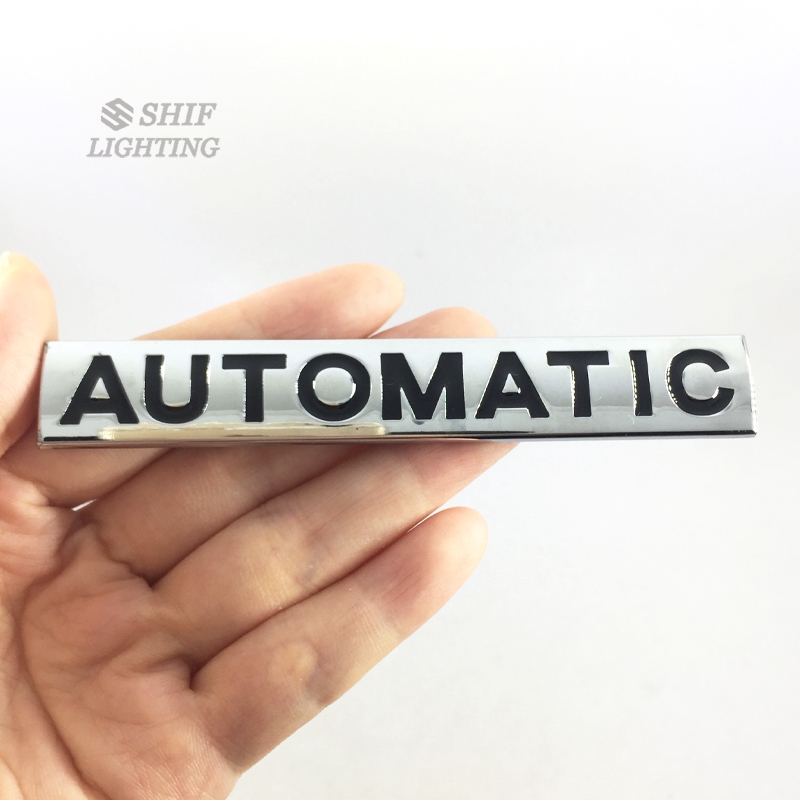 Đề can in chữ AUTOMATIC dùng để trang trí xe ô tô