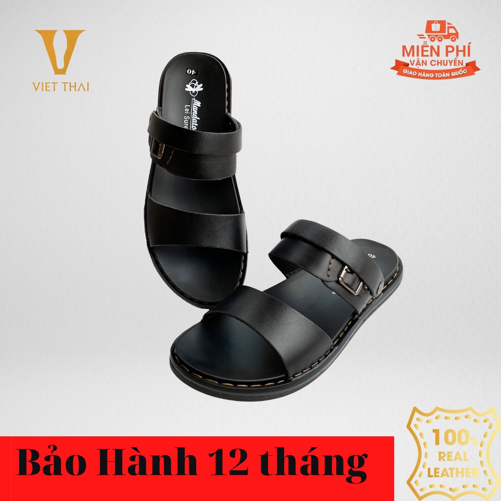 Dép Da Nam 20-40 tuổi (Da Thật 100%) - xưởng Việt Thái Store