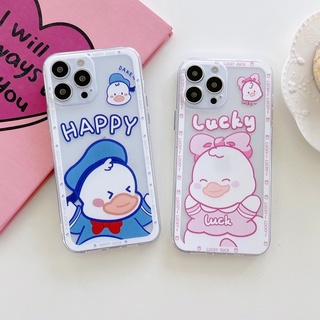 Ốp Điện Thoại Silicon Vuông Bảo Vệ Camera Họa Tiết Hoạt Hình Cho iPhone 13 12 11 Pro Max