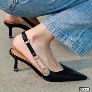 guốc versace mũi nhọn