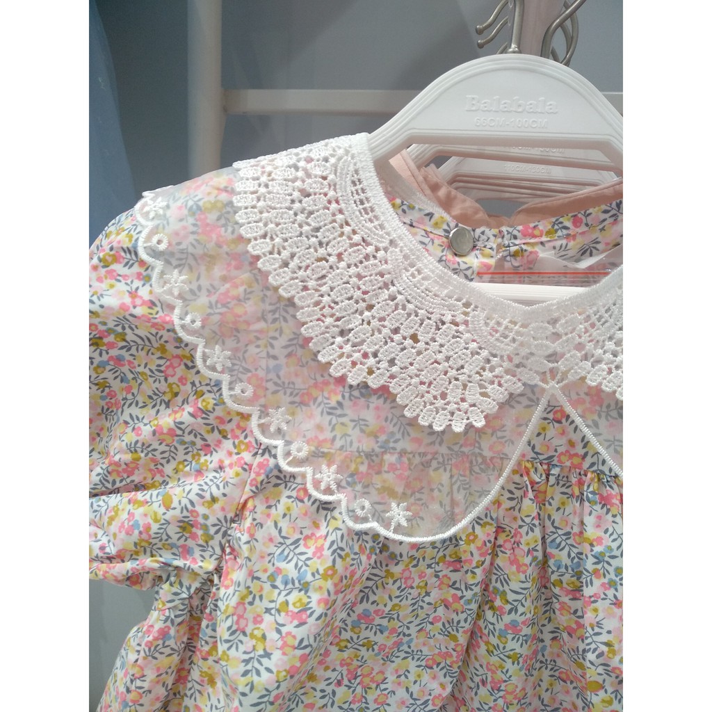 (3-7 tuổi) Áo ngắn tay hoa nhí Balabala 201221118003 (có hình thật)