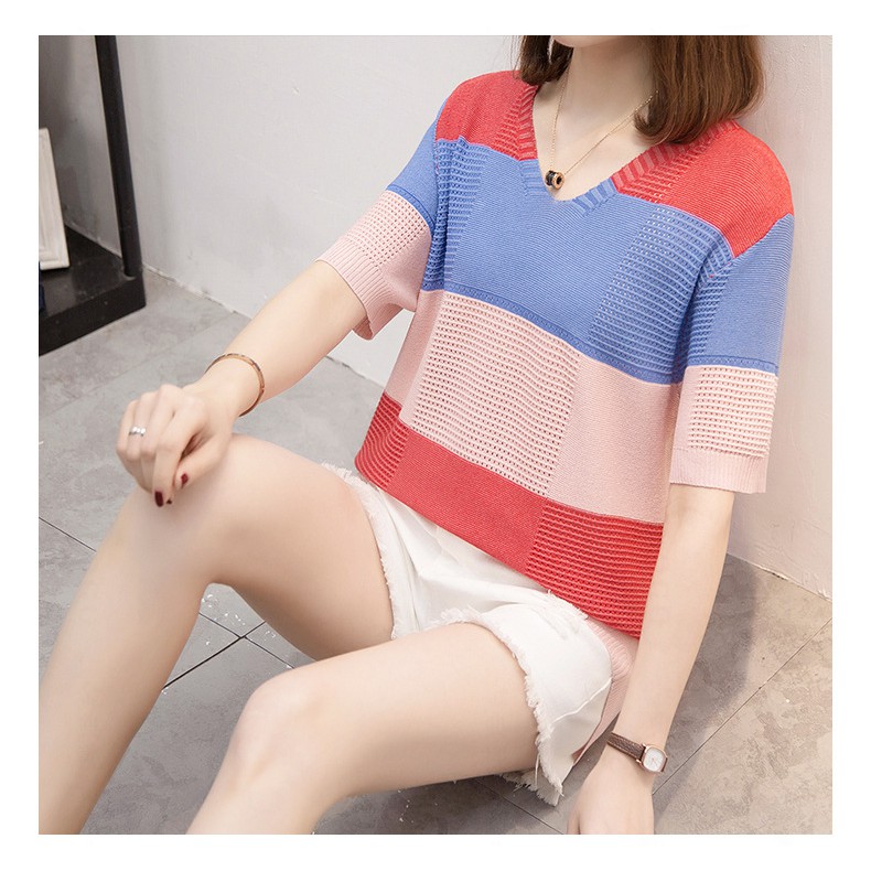 ÁO LEN LƯỚI MỎNG PHONG CÁCH HÀN QUỐC- MẶC 4 MÙA | BigBuy360 - bigbuy360.vn