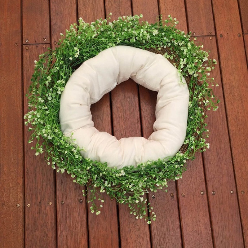 Bộ 4 Gối Hình Tròn Bằng Lúa Mạch Dùng Chụp Ảnh Em Bé Sơ Sinh