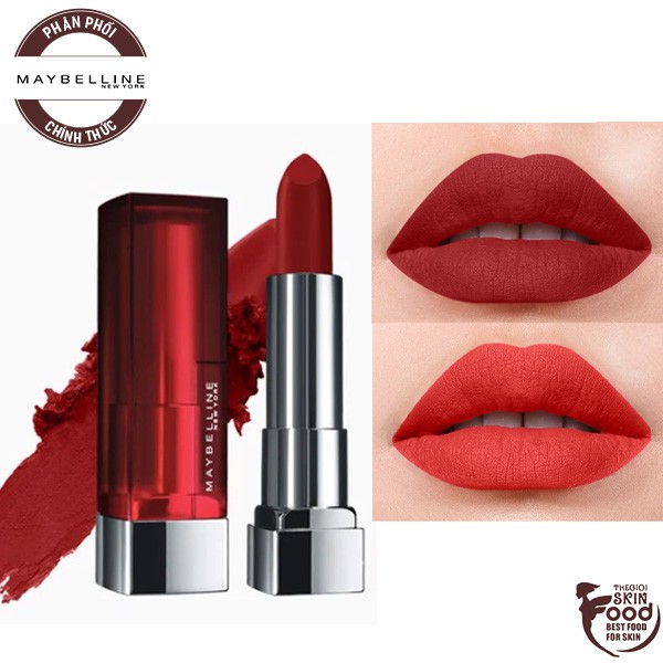 Son Thỏi Lì, Có Dưỡng Mịn Môi, Lâu Trôi Maybelline New York Color Sensational Creamy Matte 3.9g