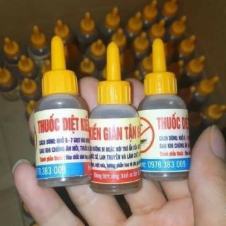 Sét 3 lọ thuốc diệt kiến, diệt dán