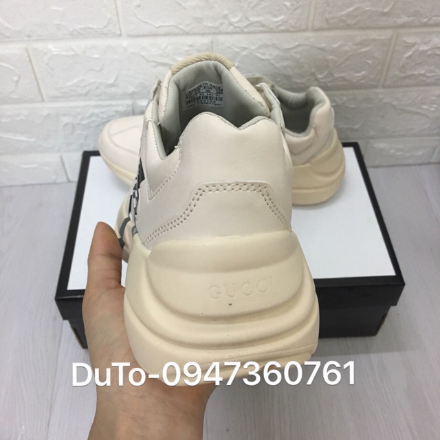 [TẶNG HỘP-SẴN HÀNG] Giày thể thao 𝐆𝐮𝐜𝐜𝐢 NY kem size 36-&gt;40