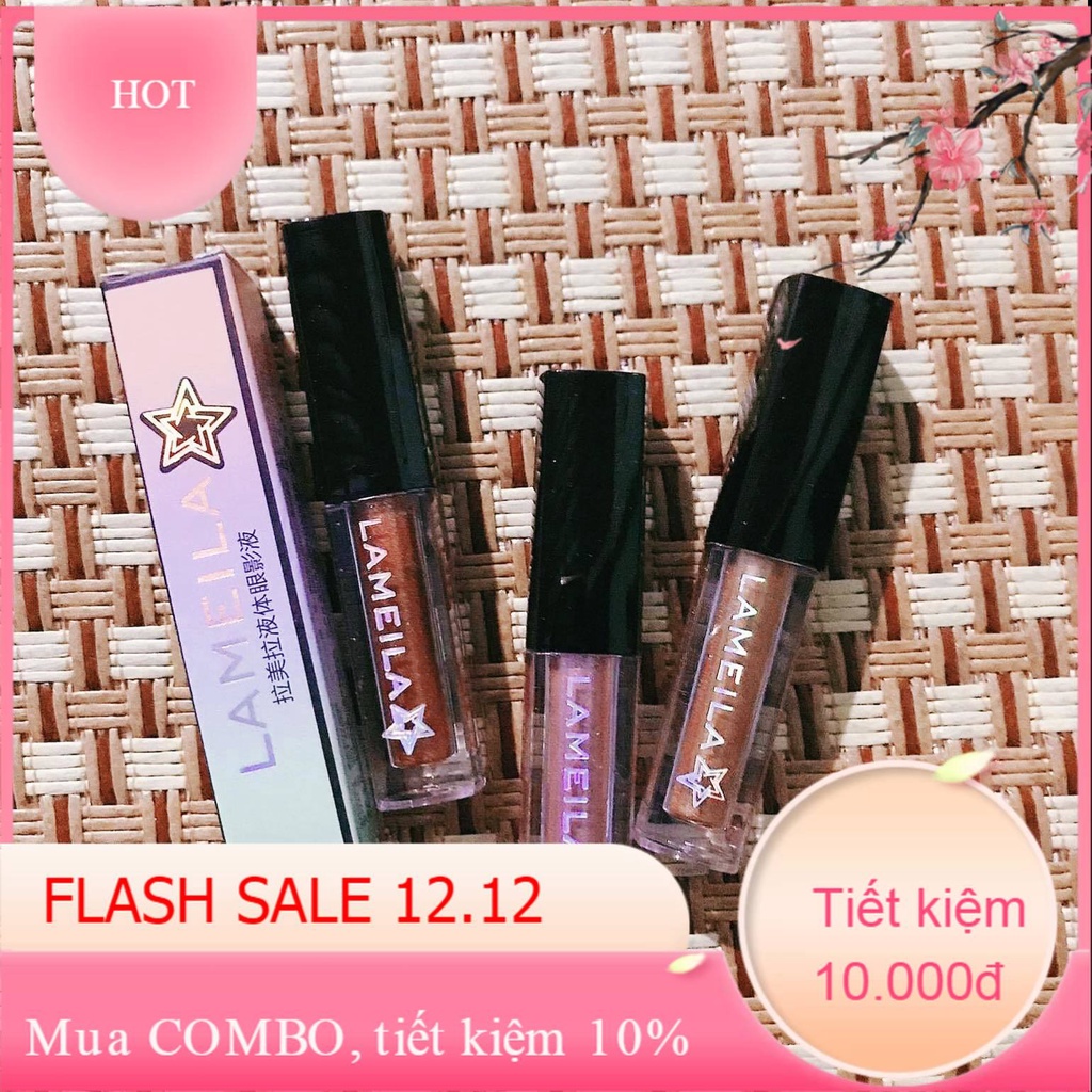 Nhũ Mắt Gel Nhũ Kim Tuyến Lameila Dikalu Lấp Lánh Bền Màu Lâu Trôi Trang Điểm Mắt Tăng Độ Quyến Rũ | BigBuy360 - bigbuy360.vn