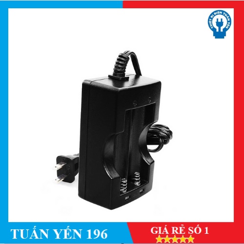 [GIAO HỎA TỐC 1H] Máy sạc pin 18650  lithium-ion  2 Pin chính hãng