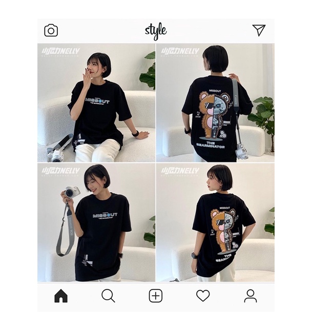 Áo phông nelly heybig sale (có sẵn) the bearminator