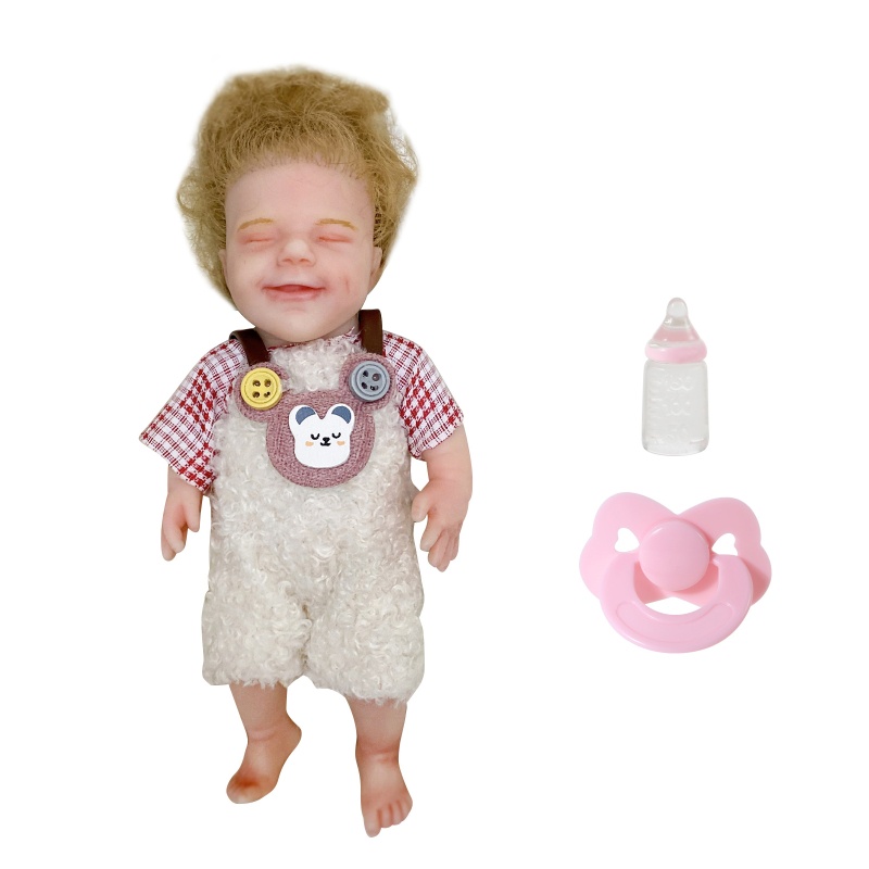 Búp Bê Em Bé Sơ Sinh Kèm Núm Vú Giả Dễ Thương