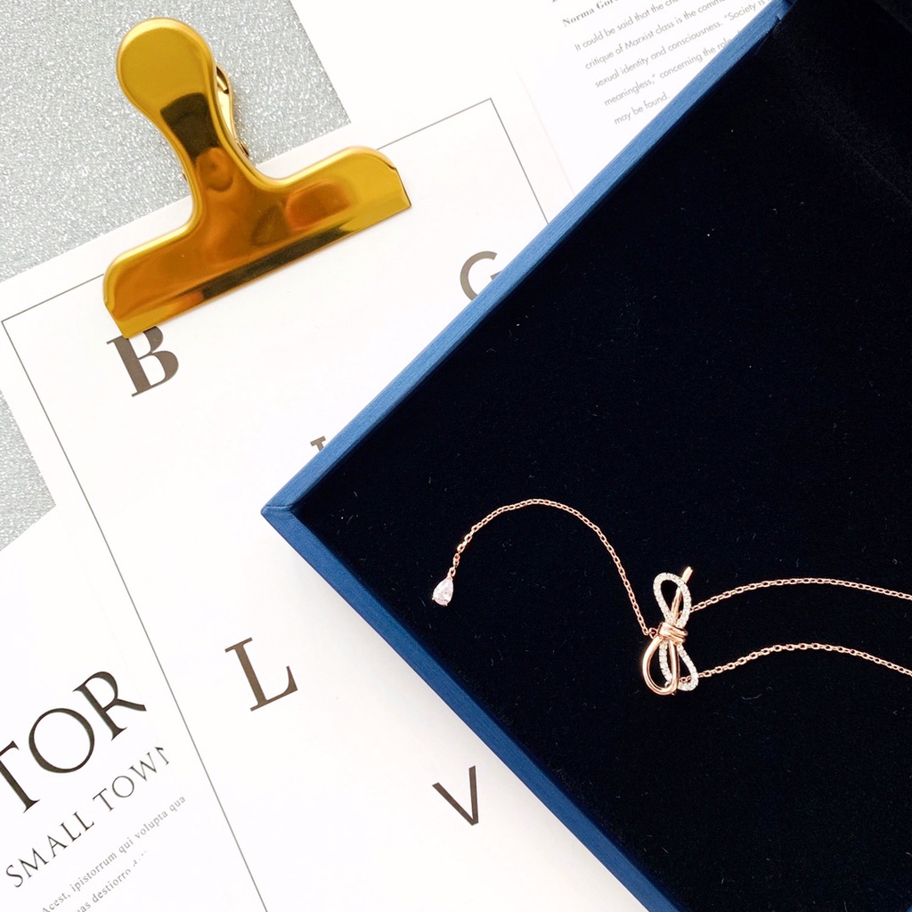 FREE SHIP Dây Chuyền Nữ WILLFAN Butterfly Tone Drill Necklace Necklace Crystal FASHION cá tính Trang sức trang sức đeo THỜI TRANG