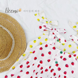 Váy 2 dây thắt nơ cho bé BEEMO V01
