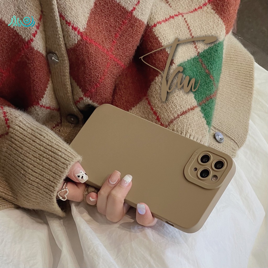 Ốp điện thoại TPU silicon chống sốc màu macaron thích hợp cho iPhone 13 pro max 12 11 Pro Max X XS MAX XR 7 8 plus