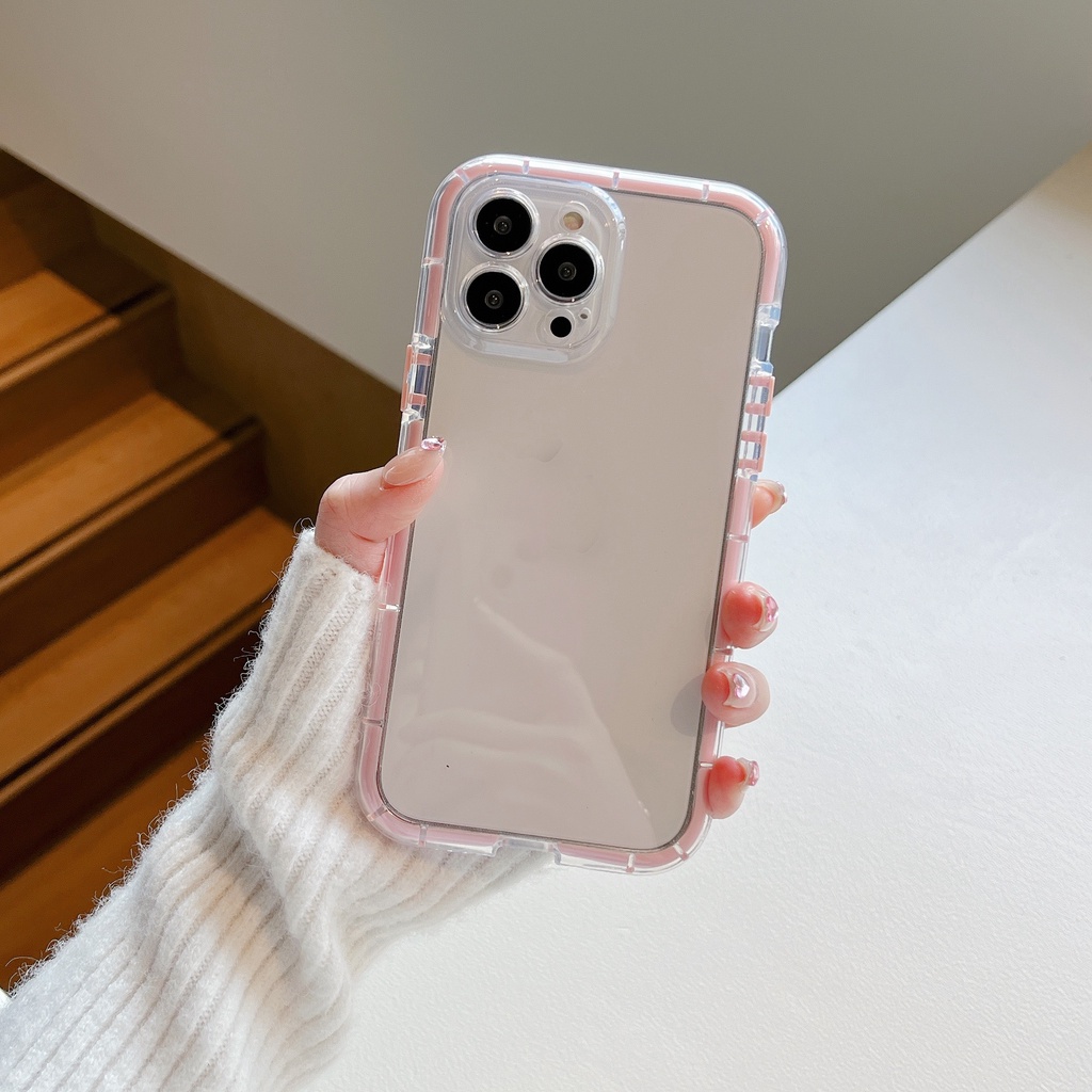 Ốp Điện Thoại Mềm Trong Suốt Màu Dạ Quang Cho iphone 13-7P 11pro 13 12 11 pro Max X XS Max XR 7 8 PLUS