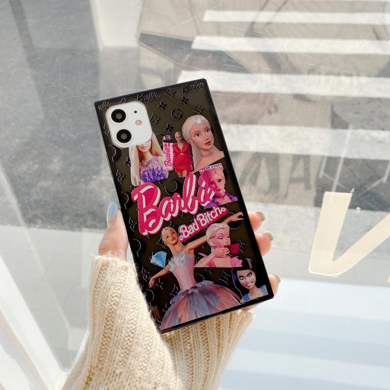 Miếng Dán Tpu Hình Công Chúa Barbie 12 Mini Trang Trí Iphone 11 Promax 6 / 7 / 8 Plus