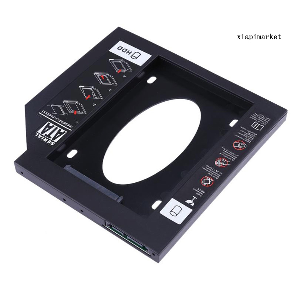 LOP_9.5/12.7mm 2.5inch SATA Hard Drive SSD Bracket Tray Caddy for Laptop Notebook