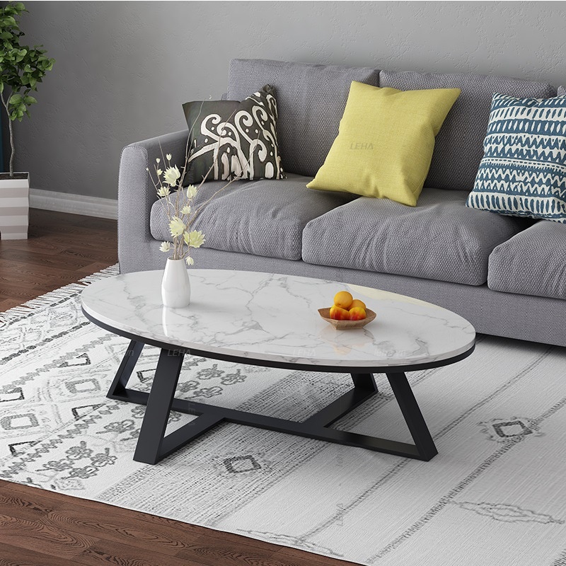 BÀN TRA SOFA ĐƠN MẶT ĐÁ CHÂN CHỮ Y(50X100)