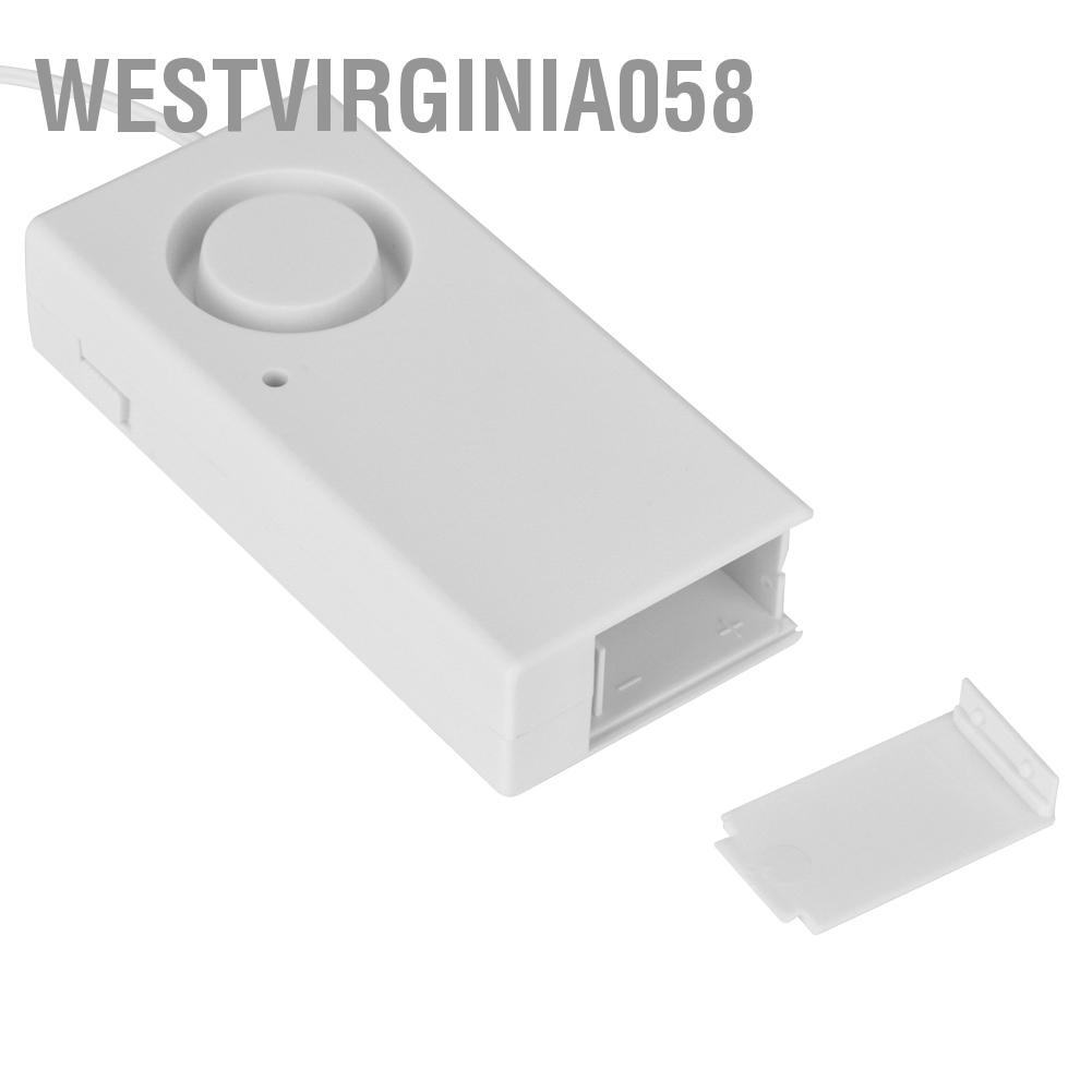 Westvirginia058 120dB An ninh Cảm biến báo động rò rỉ nước tràn ngập Hệ thống mực