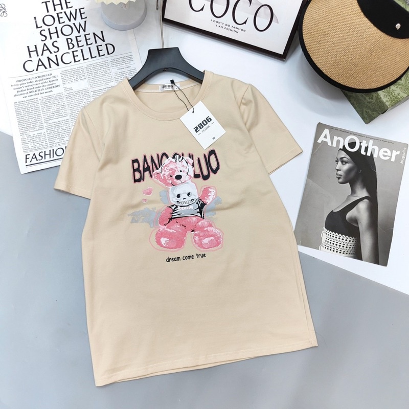 Áo THUN THÁI cotton khô form rộng